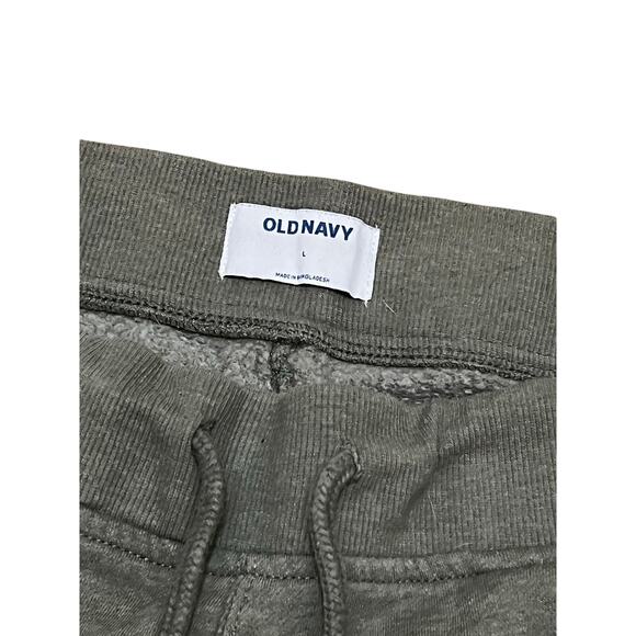 Old Navy Men’s Olive Green Sweat Pants Size Large - Picture 2 of 3